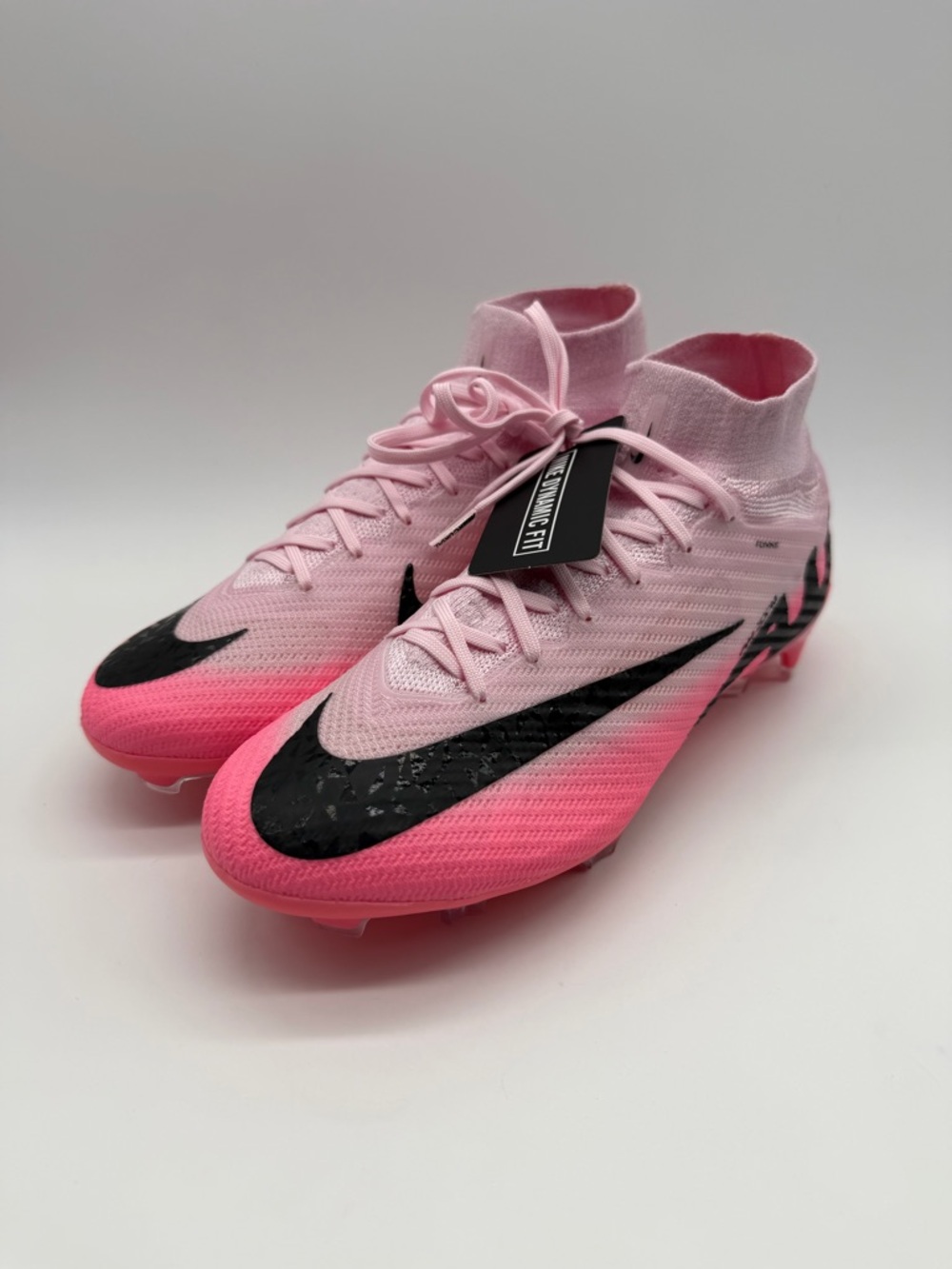 Nike Mercurial Superfly 9 Elite FG Soccer Cleats Pink FD0241-601 Men's Size 8 US